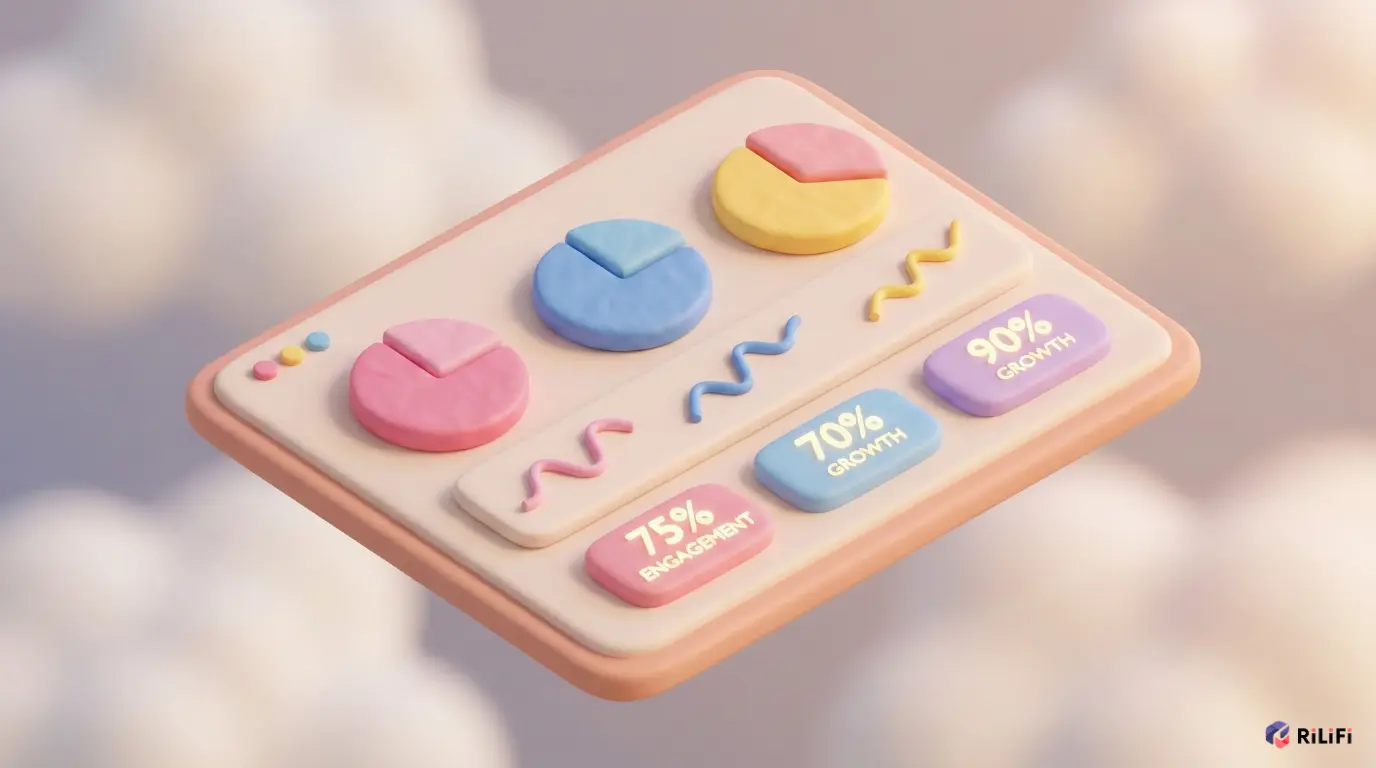 Analytics dashboard showing engagement metrics and participation data